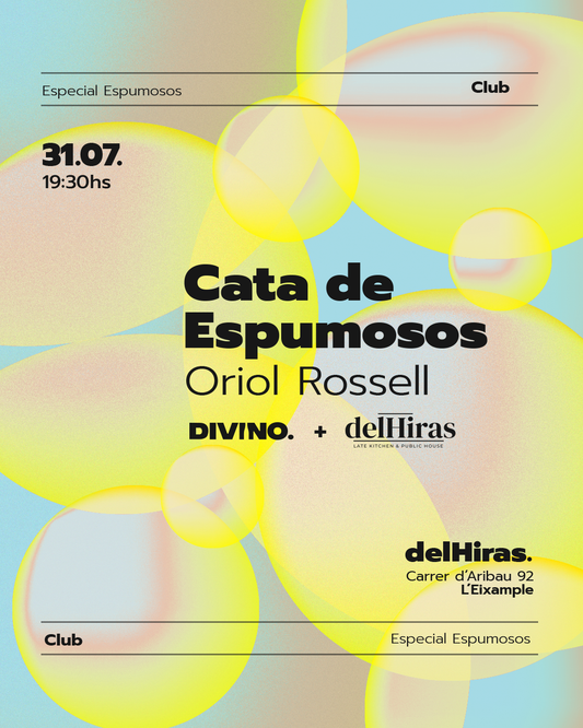 Cata de espumosos - DiVino x DelHiras